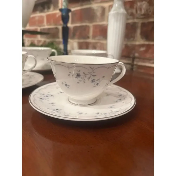 RARE!! Royal Daulton Cotillion VTG Full Coffee Serving Set Fine Bone China - Picture 9 of 10